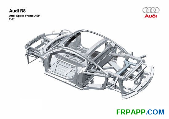 奧迪ASF全鋁車身結構 奧迪ASF全鋁車身結構