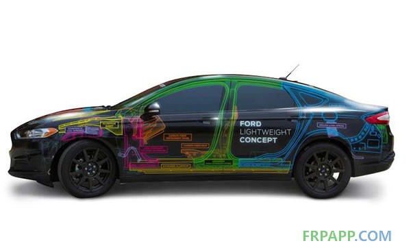 福特輕量化概念車，后窗采用PC樹脂減重35％ 