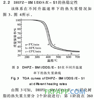 新型雙馬來酰亞胺改性環氧樹脂體系性能研究