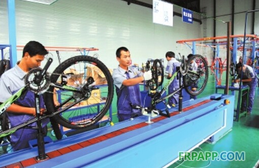 夾江年產(chǎn)10萬輛碳纖維自行車生產(chǎn)線投產(chǎn)-復合材料應(yīng)用網(wǎng)