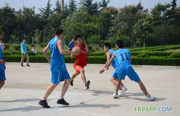 泰山玻纖舉行迎國慶籃球友誼賽-復合材料應用網FRPAPP.COM