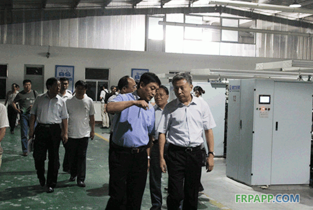 河北任丘市政府領(lǐng)導及業(yè)界同行蒞臨兗州創(chuàng)佳玻纖參觀考察-復合材料應用網(wǎng)FRPAPP.COM