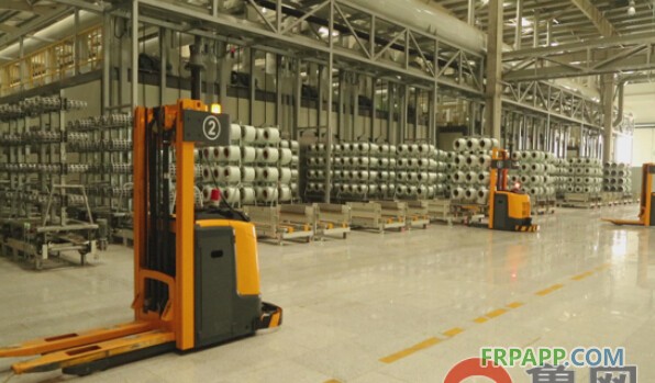 泰山玻纖產業園項目生產線干法作業實現綠色無污染生產-復合材料應用網FRPAPP.COM